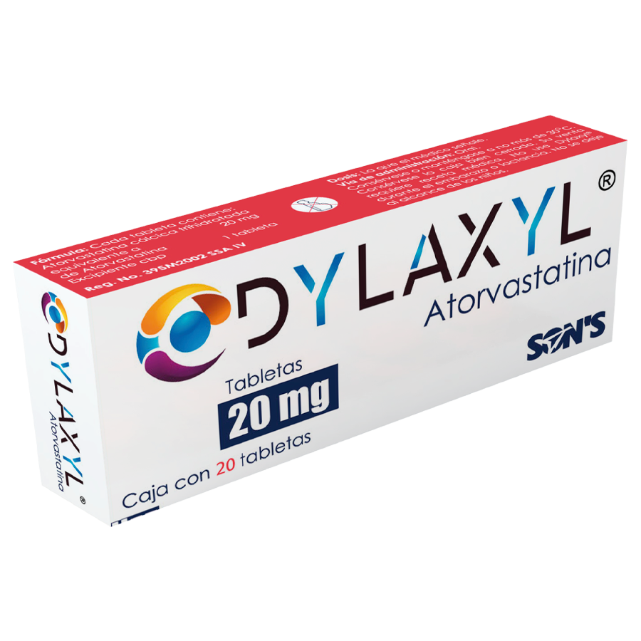 Dylaxyl 20mc c/20 tabletas