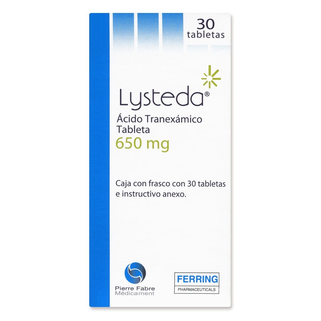 Lysteda 650 mg tabletas caja c/30