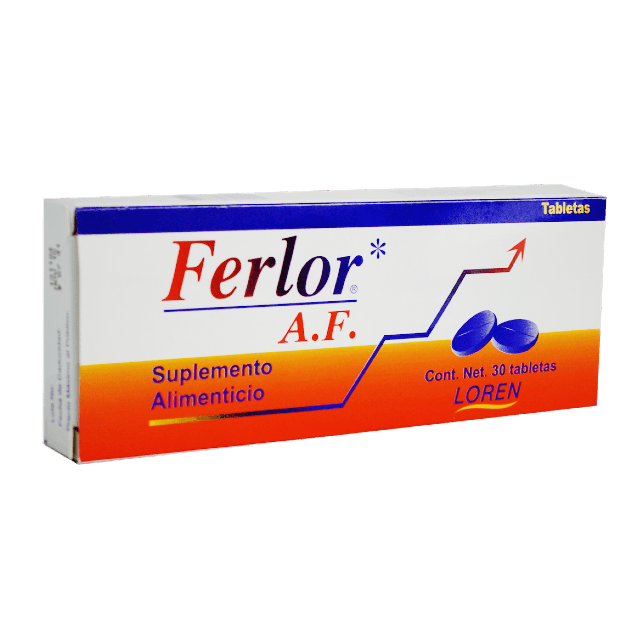 Ferlor A.F. c/30 tabletas