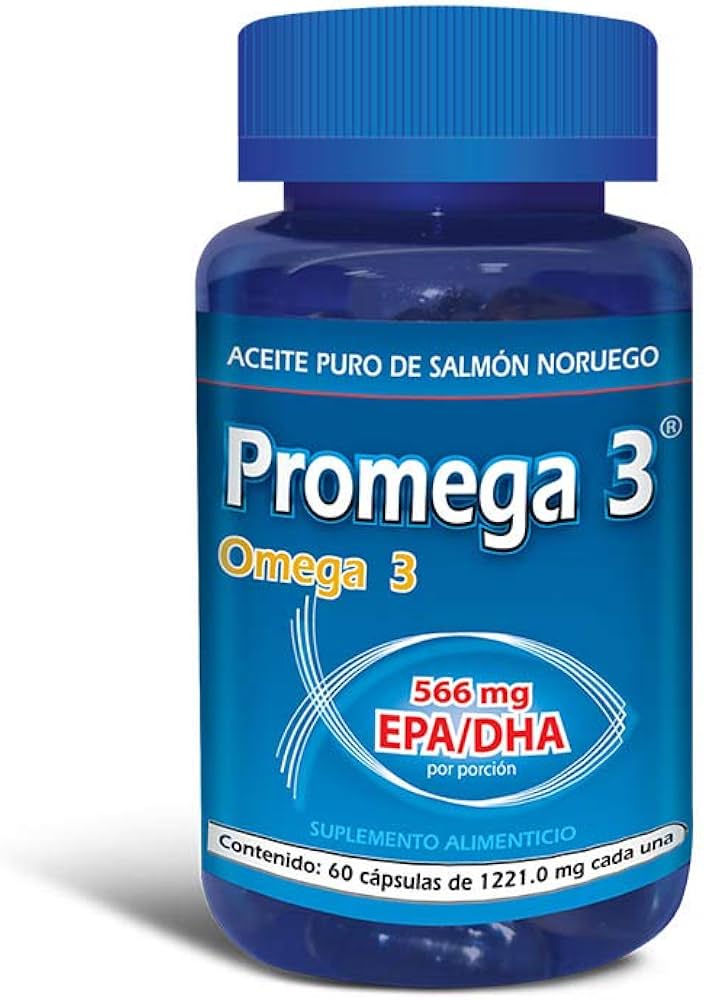 Promega 3 1221.0 mg capsulas frasco c/60