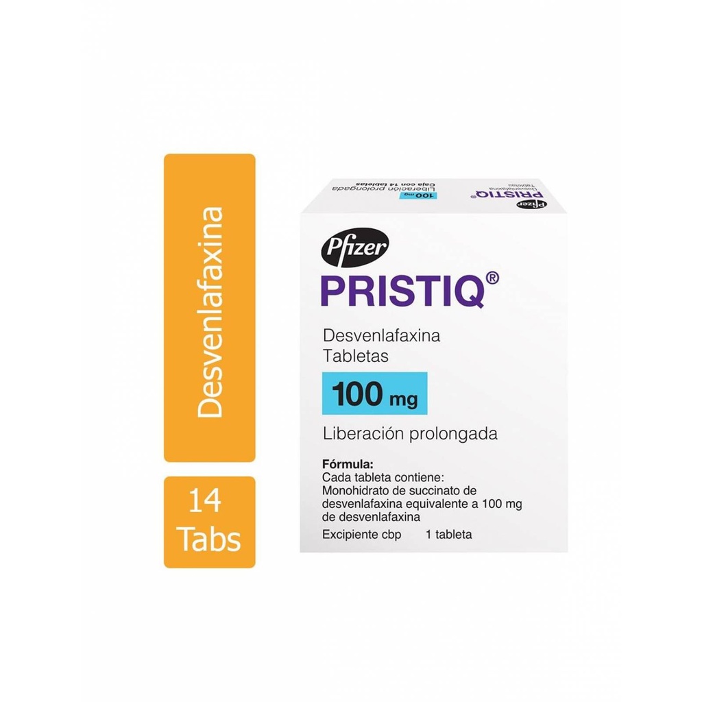 Pristiq 100 mg tabletas caja c/28 liberación prolongada