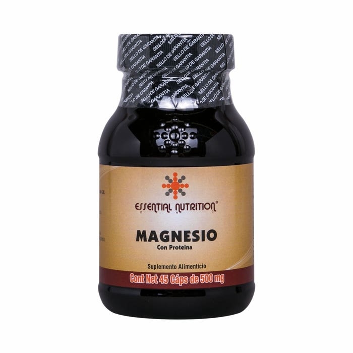 Citrato de magnesio 500 mg suplemento alimenticio frasco c/45 capsulas