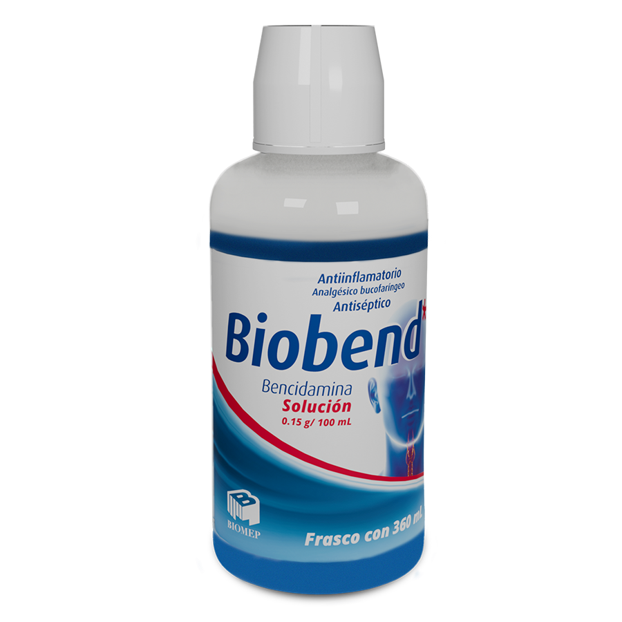 Biobend solución 0.15g/100ml frasco con 360ml