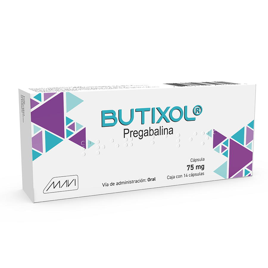 Butixol 75mg c/14 capsulas