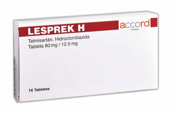 Lesprek H tab 80mg/12.5 mg caja c/14