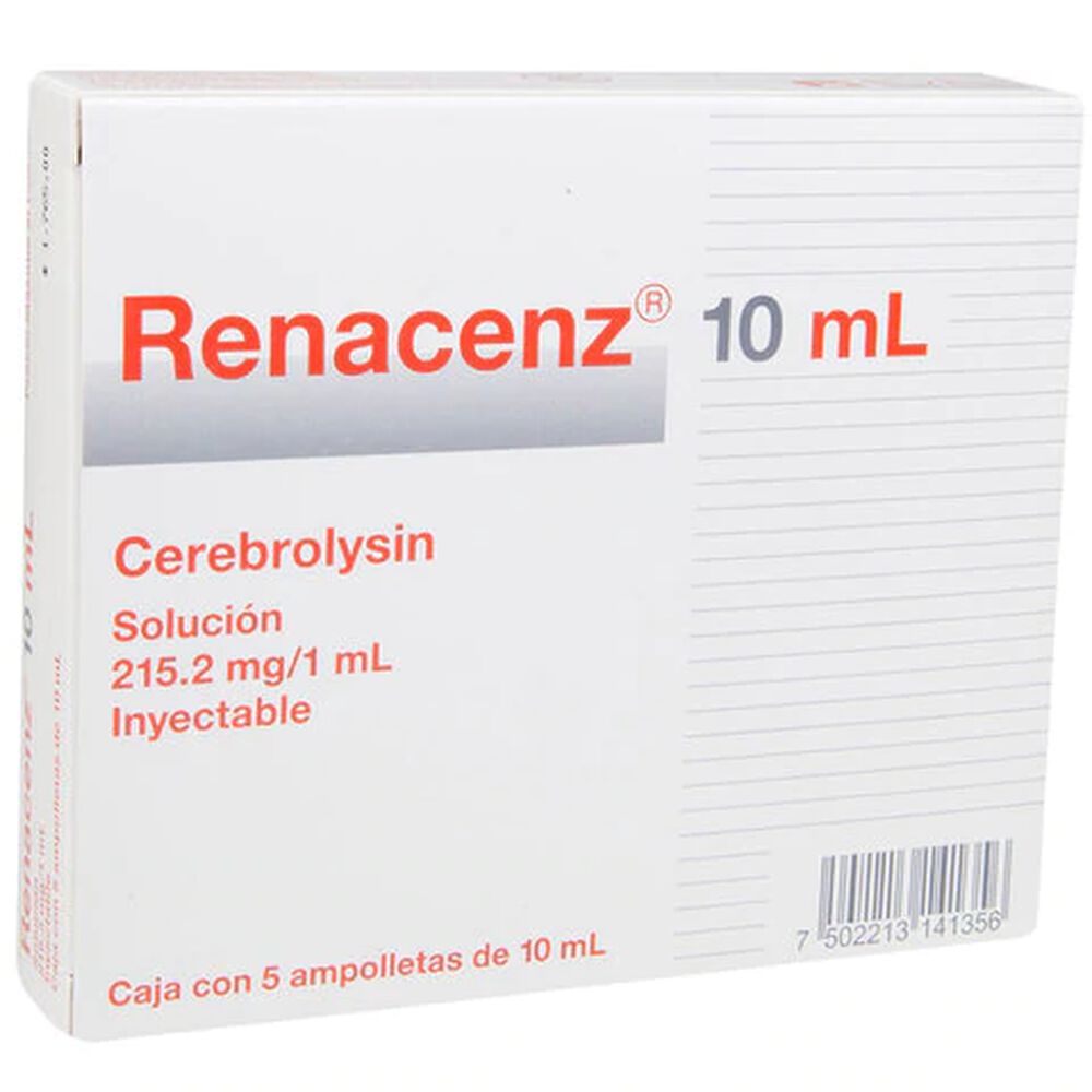 Renacenz cerebrolysin 10 m 5 ampolletas