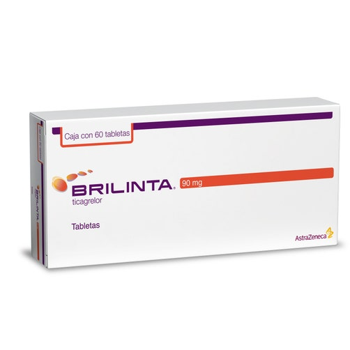 BRILINTA 90 mg Caja c/90 tabletas