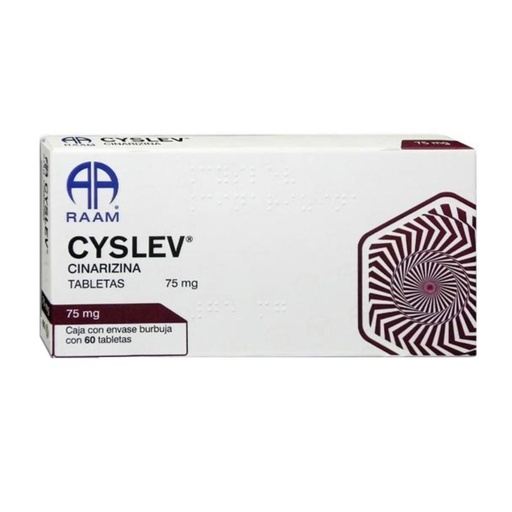 CYSLEV 75mg c/60 tabletas