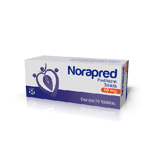 Norapred Tab 50mg c/20 tabletas