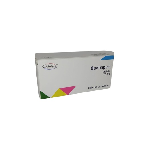 Quetiapina 25mg c/30 tabletas