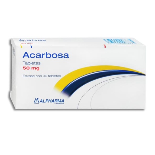 Acarbosa Tab 50 mgs c/30