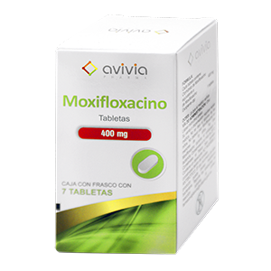 MOXIFLOXACINO (Avivia) c/7 TABS. 400 MG.