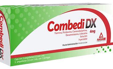 COMBEDI DX Sol. Iny. c/6 AMPTAS. (1-2) 100-100-5-4-30 MG/3 ML. y 3 Jeringas.