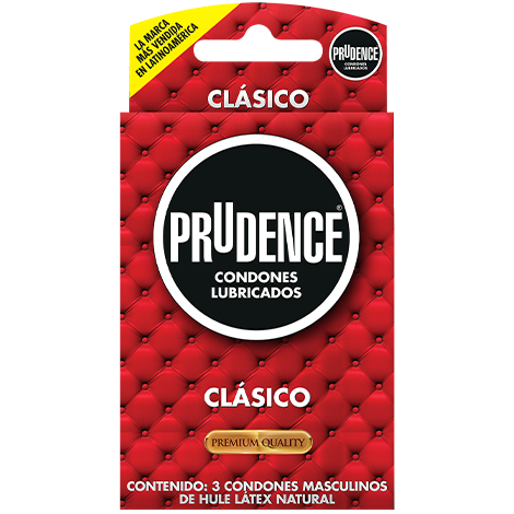 PRUDENCE CLÁSICO Caja c/ 3 CONDONES.