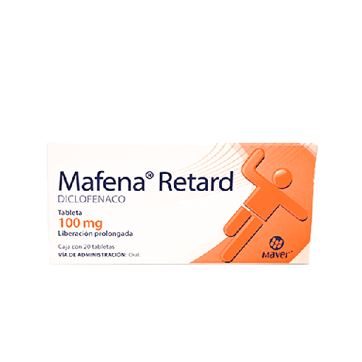 MAFENA Retard c/20 TABS. L.P. 100 MG.