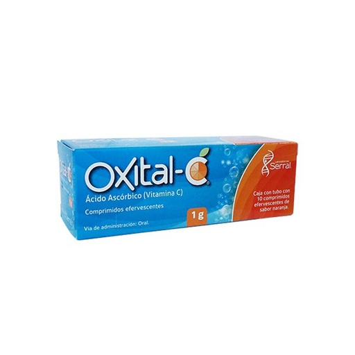 OXITAL-C c/10 COMPS. EFERVS. Sabor Naranja 1 G.