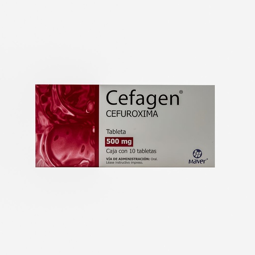 CEFAGEN TAB 500 MG C/10