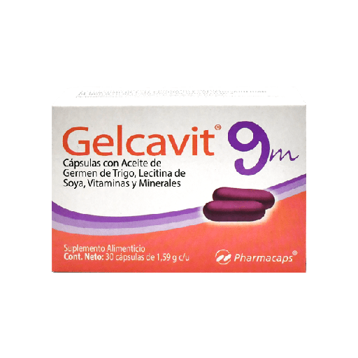 Gelcavit 9m Caps c/30