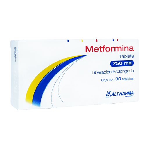 METFORMINA LIBERACION PROLONGADA 750MG C/30