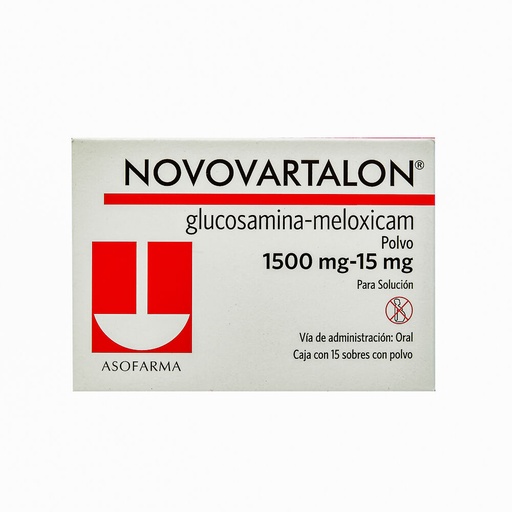 Novovartalon  1500/15 Mg Caja C/15 Sobres Polvo