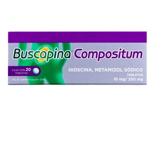 Buscapina Compositum 10/250 Mg 20 Tab