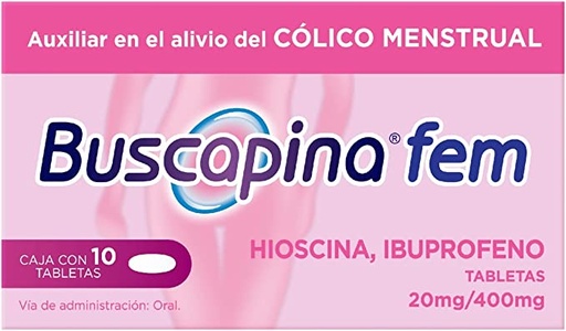 Buscapina Fem 20/400 Mg 10 Tab