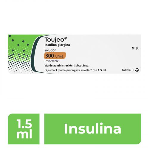 Toujeo 300U/ml solucion inyectable 1 pluma precargada