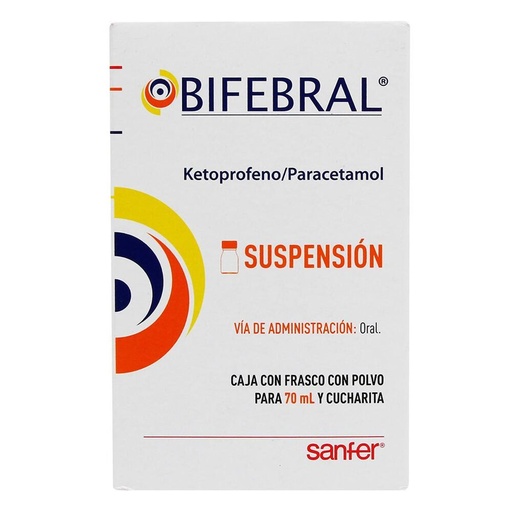 BIFEBRAL SUSPENSION 0.6 G / 1.71G / 100 ML CON 70 ML