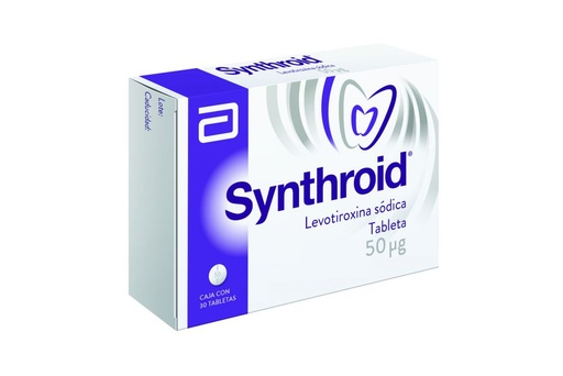 SYNTHROID 50 MCG TABLETAS C/30