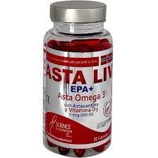 ASTA LIV OMEGA 3 Y VITAMINA D3 C/32 CAPSULAS