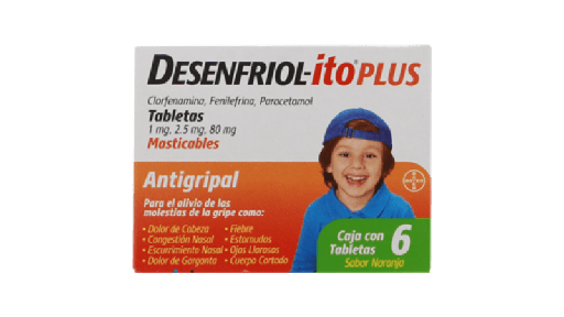 Desenfriol-ito PLUS c/24 tabletas masticables