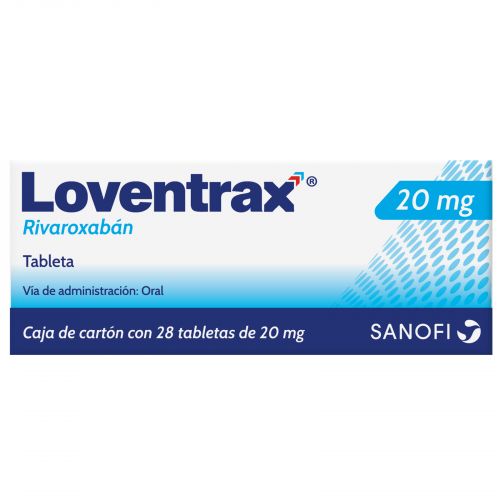 Loventrax 20mg c/28 tabletas