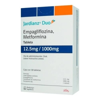 JARDIANZ DUO TABLETAS 12.5 MG/ 1000MG C/30