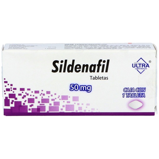 SILDENAFIL 50 MG TABLETA C/1