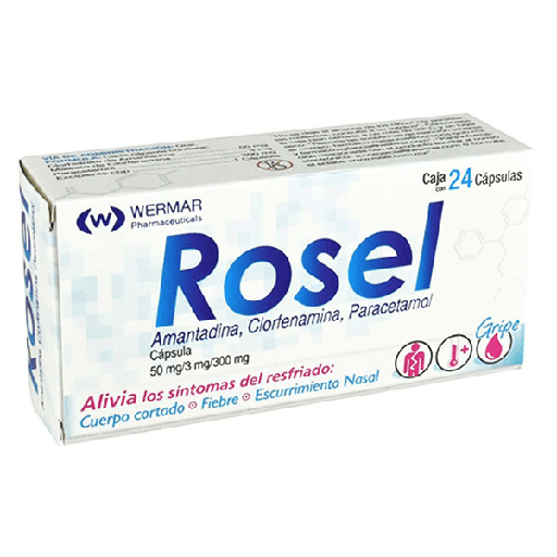 Rosel 50/3/300mg c/24 cap