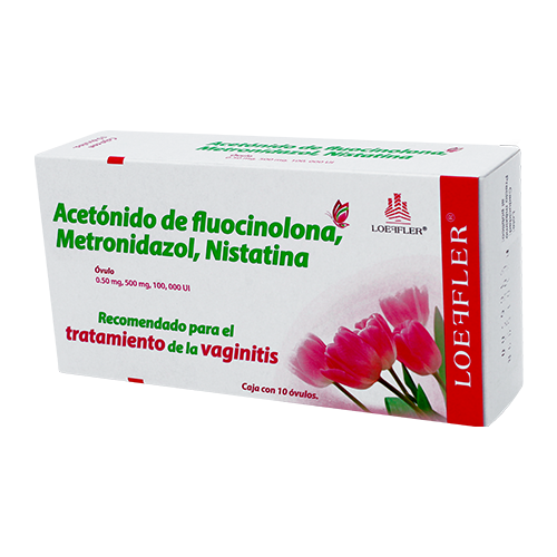 Acetonido de fluocinolona,Metronidazol,Nistatina Ovulos