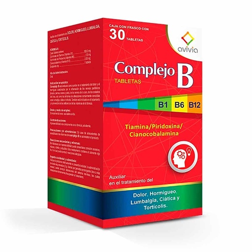 COMPLEJO B TABLETAS C/30