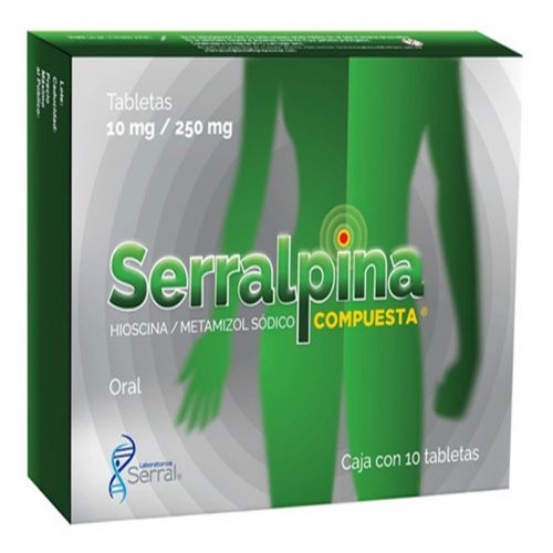 Serralpina compuesta 10/250mg c/10tab