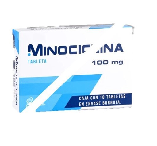 MINOCICLINA TABLETAS 100 MG C/10