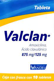 VALCLAN TABLETAS 875MG/ 125 MG C/10