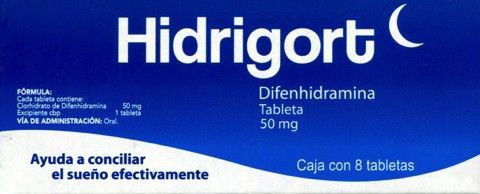 HIDRIGORT 50 MG TABLETAS C/8