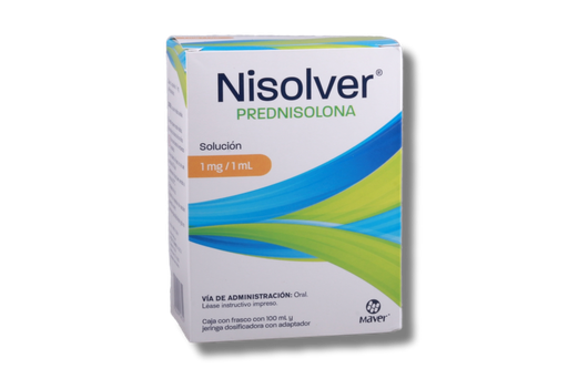 NISOLVER SOLUCION 1MG/ 1 ML 100ML