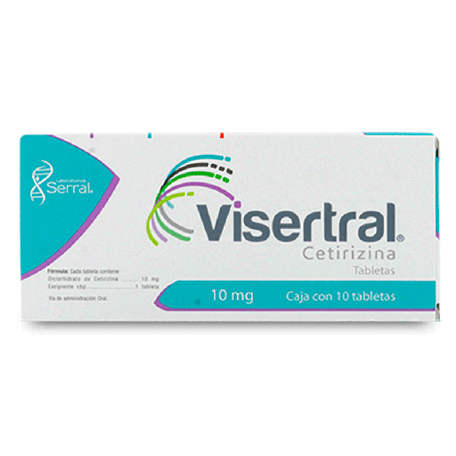 VISERTRAL (CETIRIZINA 10MG) 10TAB