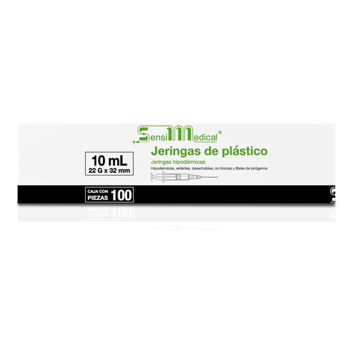 JERINGA 10ML (SENSIMEDICAL) 22GX32MM 1 PZ