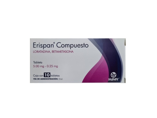 ERISPAN COMPUESTO TABLETAS C/10