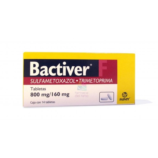 BACTIVER TABELTAS 800MG/ 160MG C/14