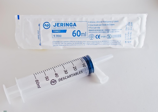 Jeringa de plastico 60cc sin aguja (Sensi Medical)