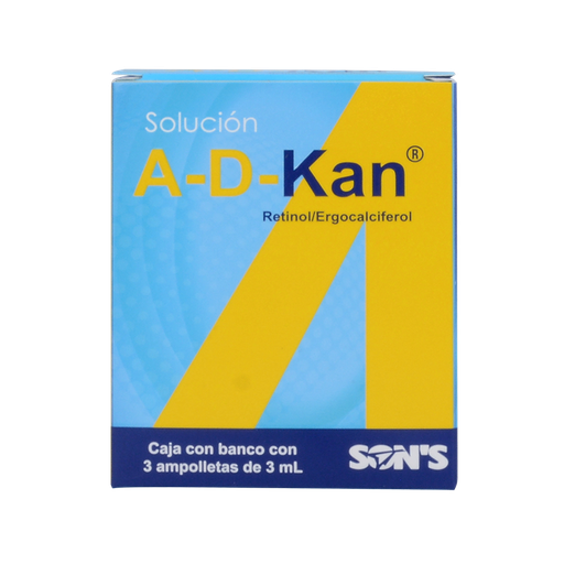 A-D-KAN (VIT A/VIT D3) 3AMP SOL