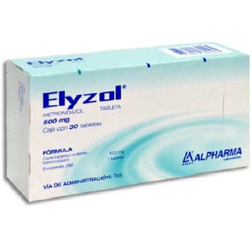 ELYZOL TABLETAS 500 MG C/30