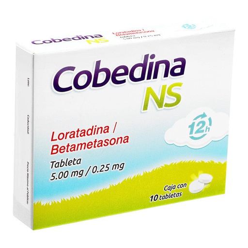 Cobedina NS 5/0.25mg c/10 tab